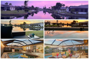 Serenity Waterfront Villa with King Suite, Private Pool, Great Lanai Enclosure and Long Water Views